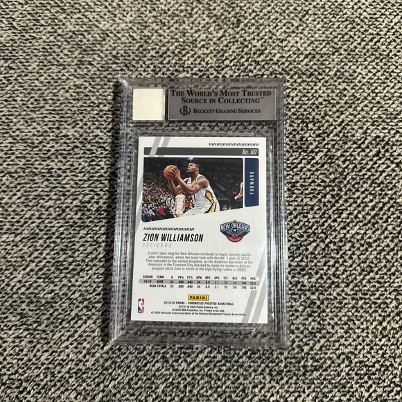 Pelicans Zion Williamson Card - Picture 3 of 3